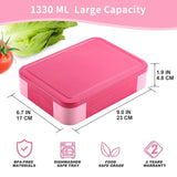 1300ML Bento Lunch Box – Five-Section Leak-Resistant Food Storage Container for Children and Adults | BPA-Free Lunch Organizer