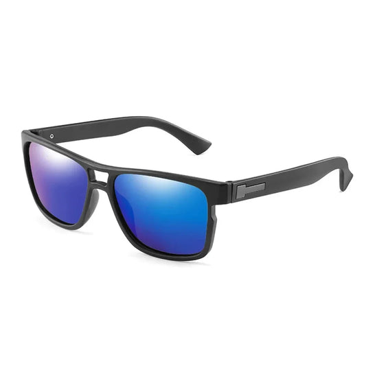 Polarized Sunglasses for Active Men and Women - Vintage Anti-UV Driver's Eyewear in Black, Ideal for Driving