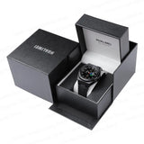 Stainless Steel Case for Samsung Watch 5 Pro 4 - Modification Kit for Galaxy Watch4 Classic 46mm with Rubber Strap