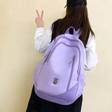 High school girl's backpack with large capacity: Lightweight and spacious, perfect for carrying all school essentials