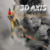 A220 RC Fighter Plane: 2.4G Remote Control 6G/3D Stunt Aircraft Toy for Kids