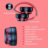 Lenovo HD200 Wireless Headphones: Over-ear Foldable Design with Noise Cancellation, HIFI Stereo, Ideal for Gaming