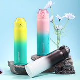 Stainless Steel Double Vacuum Thermos Flask: Designed for Girls, Portable and Leakproof, Maintains Cold and Heat Levels