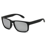 Men Vintage Square Polarized Sunglasses: Stylish Black Plastic Sun Glasses, Outdoor Sports Shades with UV400 Protection