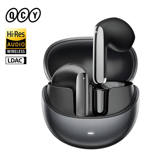 HT10 AilyBuds Pro+ ANC Wireless Earphones: Hi-Res Audio with LDAC, Bluetooth 5.3, 6 Mic AI HD Call, Multipoint Connection