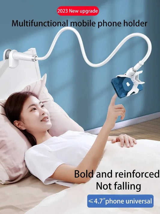 Adjustable Rotating Phone Stand: Perfect for Bedside, Desktop, and Live Streaming