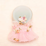 Labubu Idol Doll Wedding Dress – 17cm Rose Butterfly Gown Outfit Accessories for Mini Plush Dolls DIY Gift