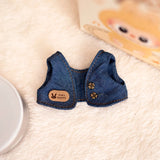 Labubu V1/V2 Old Money Style Vest – Macaron Color Fashion Outfit for 17cm Plush Dolls, Elegant Doll Clothes & Accessories Gift