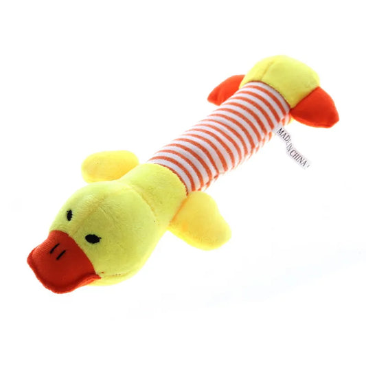 Cute Squeaky Plush Pet Toys: Funny Animal Design for Small, Medium, and Large Dogs