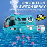 Kids' Summer Fun: Waterproof Remote Control Motorboat with Double Propeller and Spray Light