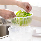 Wash Basin with Fruit Drain Basket: Perfect for Salad and Drying Produce in the Kitchen