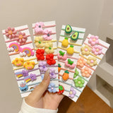 Cute Cartoon Elastic Bands: 50Pcs/Lot Children's Hair Accessories