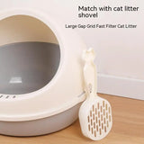 Starry Sky Semi-Enclosed Cat Litter Box: Anti-Splash Design with Urine Pad, Ideal for Kittens