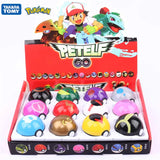 Set of 12 PokeBall Anime Figure Pokemon Pikachu Pocket Monster Pet Elf Dolls: Perfect Bulk Buy for Kids' Gifts and Toys