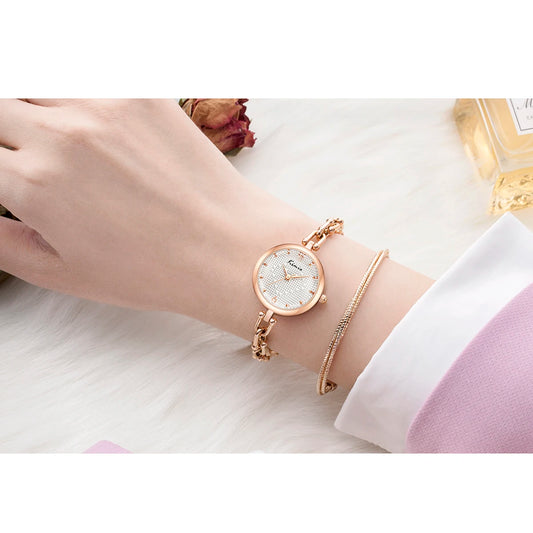 3D Heart Jewelry Design Bracelet Women's Watch - Famous Brand Quartz Timepiece, Ideal Gift with Box