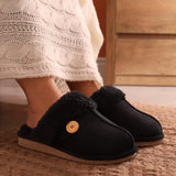 Women and Girls Fluffy Fur Slippers Winter Warm Indoor House Shoes Unisex Fashion with Padded Soft Non-Slip Soles