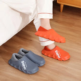 Warm Plush Indoor/Outdoor Slippers: Soft, Waterproof, and Non-Slip for Men and Women