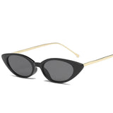 Women's Cat Eye Sunglasses Small Frame Sun Shades for Ladies Trendy Glasses UV400 Protection