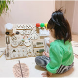 DIY Montessori Busy Board Accessories: Materials for Kid Activity Learning Skill Toy