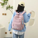 Adorable School Backpack for Girls - Cute and Waterproof Bookbag for Teens and College Students - Spacious Travel Shoulder Bag