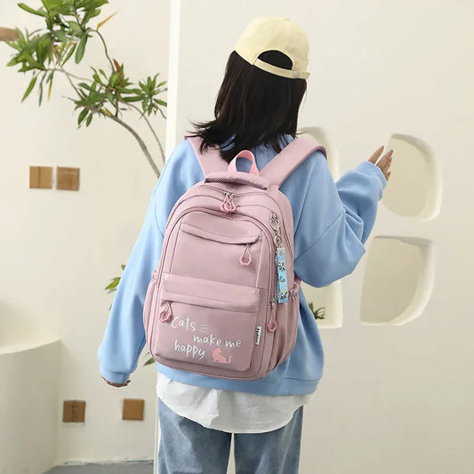 Cute and Waterproof Kawaii Backpack for Girls: Ideal for School, College, and Travel