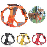 Adjustable Reflective Vest Harness: No-Pull Design for Large Dogs, Suitable for Small to Medium Breeds