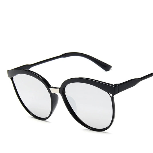 Elegant Cat Eye Sunglasses for Women - Newest Luxury Brand Designer from Italy, Vintage Shades for Ladies, Stylish Eyewear