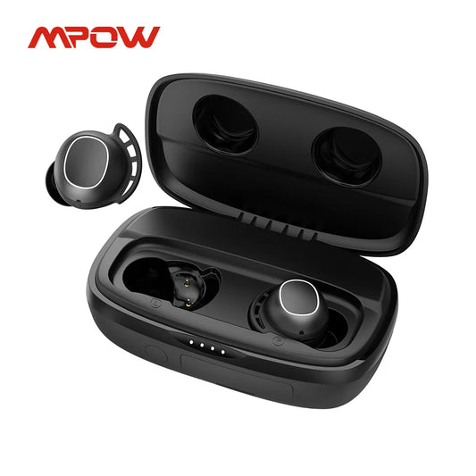 Mpow M30 Plus Wireless Earbuds Bluetooth 5.0 Earphones True Wireless 100-Hour Playtime IPX8 Waterproof TWS Earpieces USB-C Charging