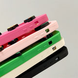 Enjoyable DIY 3D Sunglasses Fruit Candy-Colored Silicone Case for iPhone 11, 12, 13, 14 Pro Max