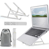 Adjustable Foldable Laptop Stand - Portable Notebook Support Holder with Cooling Bracket, Ideal for Laptop and Tablet Accessories