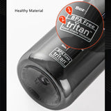 High-Quality Tritan Water Bottle: 1000ml/1500ml, Portable with Straw, Ideal for Gym and Outdoor Sports