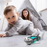 Interactive Electric Shark Toy: Walking Shark with Lights and Sound—Fun Playtime for Toddlers, Ideal Birthday Gift