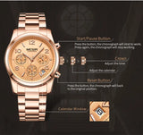 MEGIR Luxury Quartz Women's Watch: Fashionable, Sporty, and Chronograph