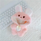 Hoodie Jumpsuit Sweater Outfit for 17cm Labubu Doll – Cute Plush Clothing Set for Fans & DIY Dress-Up Accessories