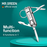 MR.GREEN Stainless Steel Multifunctional Nail Clippers: Six Functions including Nail Files, Bottle Opener, Small Scissor, and Nail Cutter