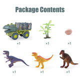 Dinosaur Truck Transport Carrier: Boys' Car Toy with Tyrannosaurus Rex, Ideal Birthday Gift