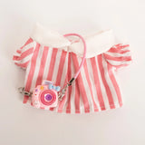 Labubu Idol Doll Spring Outing Outfit – 17cm Mini Plush Shirt & Camera Suit Accessories for Kindergarten Style