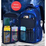 Boys' Elementary School Bags: Space Star Design for Students, Waterproof and Ideal for Carrying Books