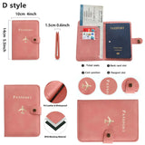 Passport Holder for Couples: PU Leather Travel Cover with Credit Card and SIM Card Slots, ID Wallet, and Bag for Passports