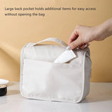 High-Quality Waterproof Travel Makeup Bag with Hook, Women's Toiletries Organizer, Ideal for Bathroom, Neceser Wash Pouch