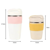 Thermal Mug with Straw: Stainless Steel Tumbler Flask, Ideal for Coffee, Beer, and Cold Drinks, Waterproof Drinkware