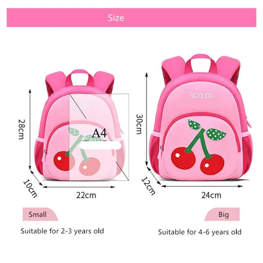 Adorable Pink School Backpack for Children: Ideal for 1st Grade, Suitable for Kids Ages 2-6, Perfect Kindergarten Bookbag