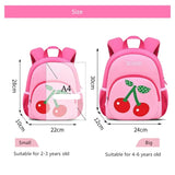 Adorable Pink School Backpack for Children: Ideal for 1st Grade, Suitable for Kids Ages 2-6, Perfect Kindergarten Bookbag