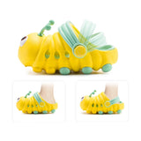 Summer Kids' Shoes – Adorable Cartoon Caterpillar Slippers, Soft EVA Non-Slip Baby Slides for the Beach