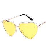 Vintage Heart-Shaped Sunglasses for Women - Candy-Colored Gradient Sun Glasses, Perfect for Outdoor Parties and Events