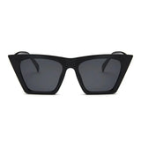 Vintage Luxury Sunglasses for Women - Classic Black, Perfect for Fashionable Shopping, UV400 Protection