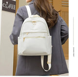 Compact Travel Backpack for Women: Simple, Waterproof Work Backpack, Lightweight and Ideal for Girls' Schoolbags