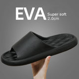 Thick Platform Cloud Slippers: Summer Beach Comfort with Eva Soft Soles, for Men and Women, Indoor and Bathroom Wear