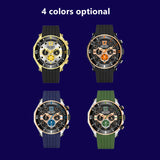 MEGIR Military Sport Watches for Men: Luminous, Waterproof Chronograph