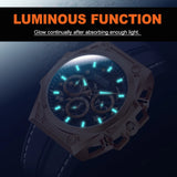 MEGIR Luxury Men's Quartz Watch: Large Dial, Waterproof, Luminous, Chronograph